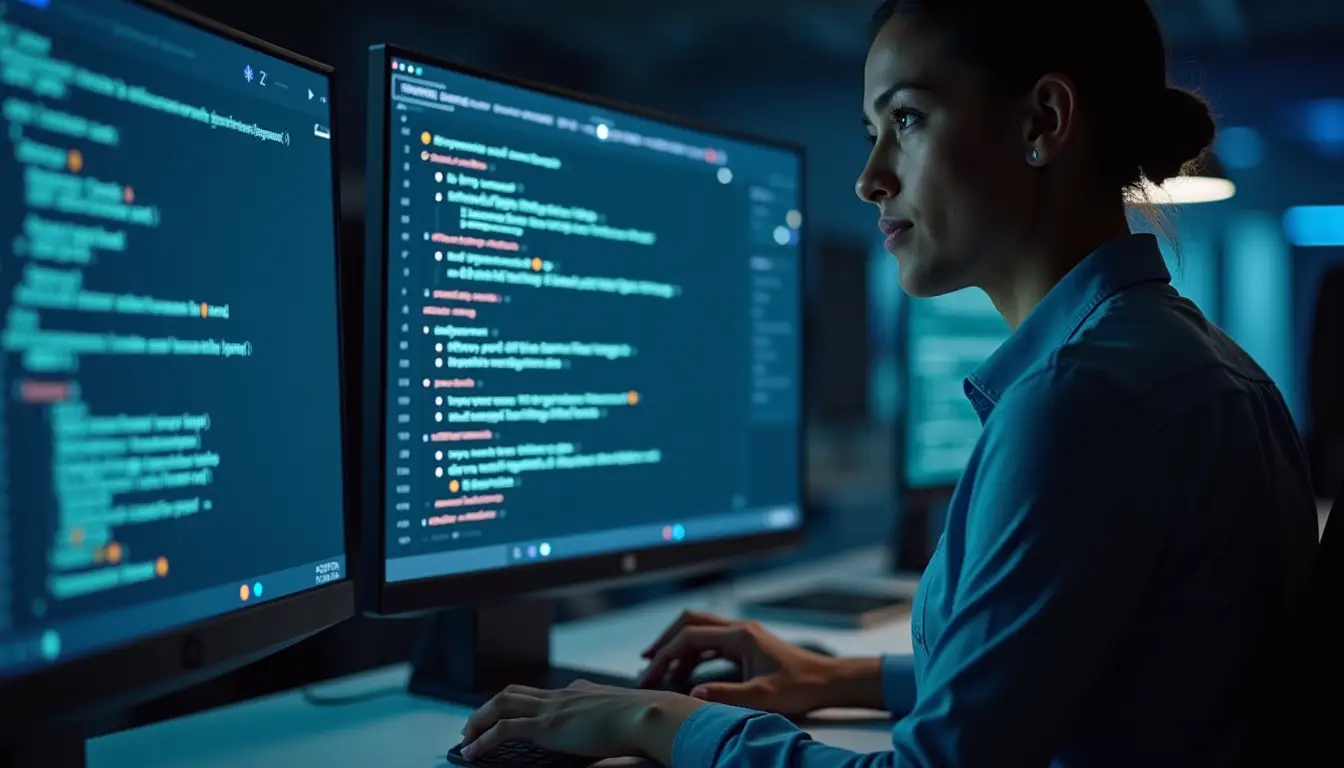 A content strategist optimizing an article with an AI-powered SEO assistant, ensuring ethical and responsible content practices.