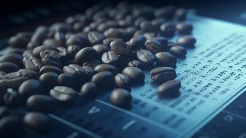 Coffee beans being filtered through various sieves representing how AI systems process potentially biased data