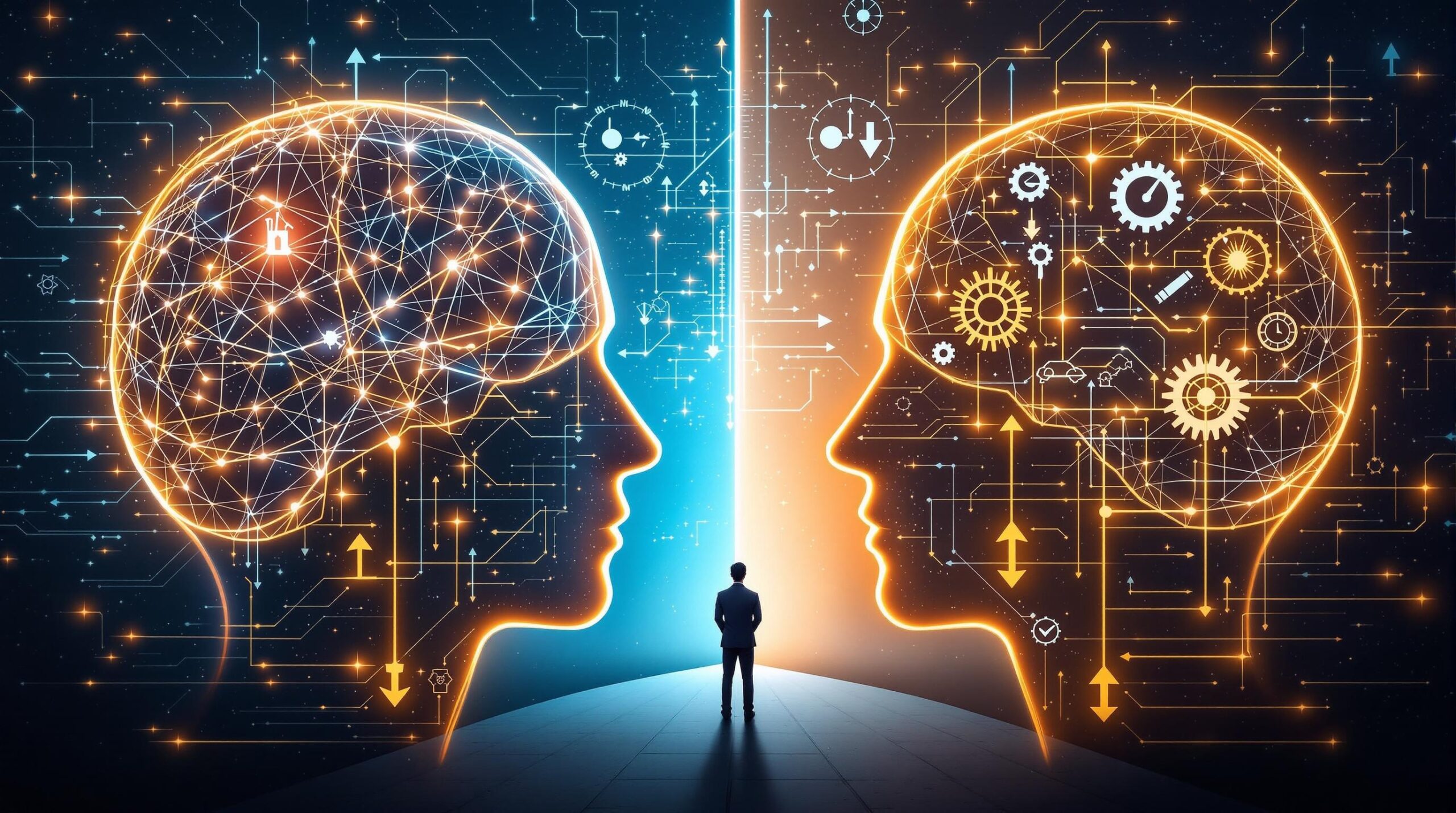 Brain illustration showing moral decision-making processes with neural pathways